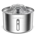 Wholesale Pets Dog Water Fountain Stainless Steel Pet Automatic Water Dispenser Charge for Cats Dogs Rabbit Fountain Circulating MegaBDM