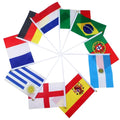 Custom 100d Polyester Waterproof Eco-Friendly Referee Beeper Hand Waving Flag Holder (Argentinean American 32 National Design)