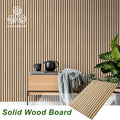 MUMU Feature Flexible Wood Veneer Fluted Decorative Oak Wood Wall Panels Wallboard for House Hotel