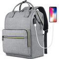 Laptop Backpack with USB Charging Port Anti-theft Water Resistant Travel Bag for 15.6 Inch Laptop Daily Commute