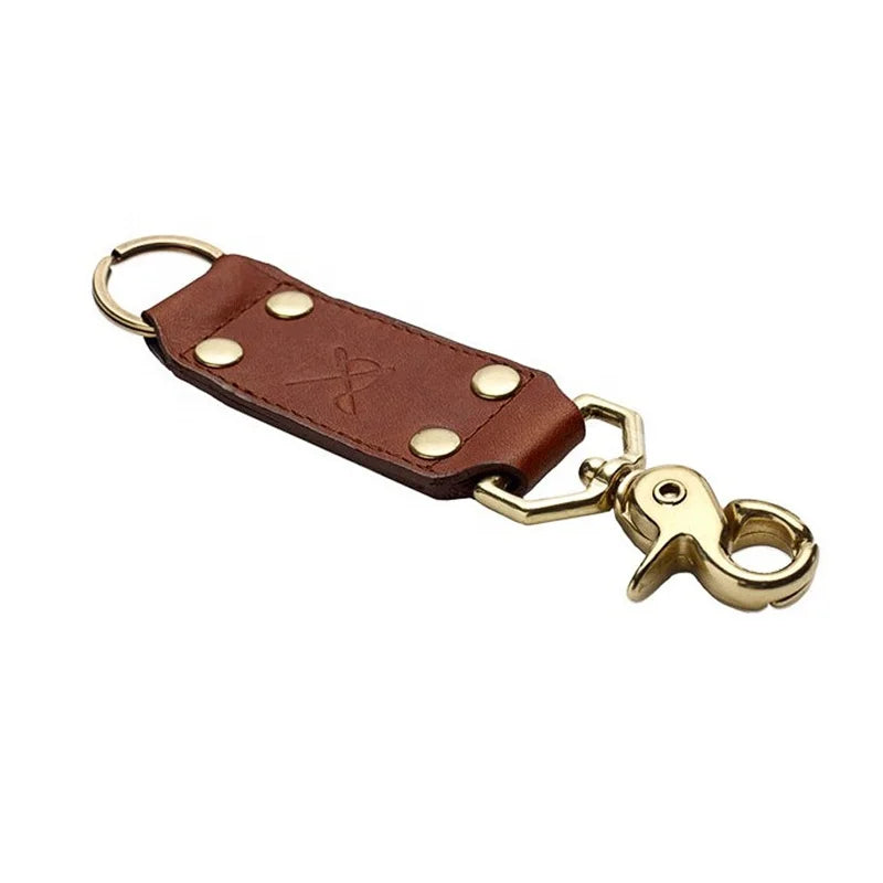 Customized OEM Leather Carabiner Keychain with Cartoon Style Oval Shape Thanksgiving Application Silk Screen Printing-CN;ZHE