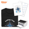 Winner Transfer Manufacturer Supply  A4  a Film B Paper  Forever Transfer Paper Laser Dark Heat Transfer 100 Sheets
