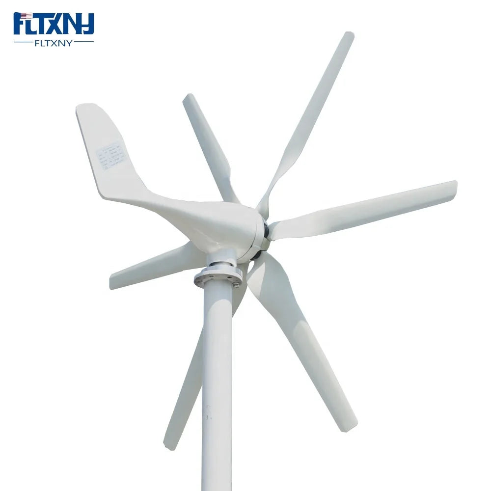 Poland stock House Use 500w 800w 1200w 12v 24v Horizontal Wind Turbine for Home Use  Generator With Wind Turbine  Controller
