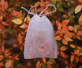 Hot and New Fashion Biodegradable Empty Pyramid Bath Tea BagWith Draw Strings Easy to Carry