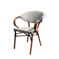 Guangzhou Mingmeng Garden Furniture Outdoor Chair Popular Restaurant Terrace Furniture Wicker Chairs Rattan Chair Outdoor