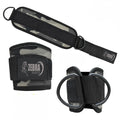 ZEBRA SPORTS AS-110 Ankle Straps Custom Logo Double Ring Neoprene Nylon Gym Leg Cable Pulley Attachment Multi Weight Lifting Hot
