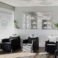 Hair Salon Furniture Hair Washing Sink Shampoo Chair Ceramic Bowl
