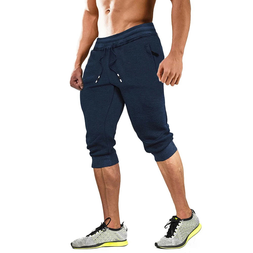 Summer Men's Casual Gym Breathable Quick Dry Plus Size Mid Drawstring Knitted Board Shorts Black Customizable Pocket Custom Logo