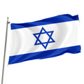 High-quality Screen Printing Double-sided Polyester 3 X 5 FT Outdoor Customized Advertising Flags Decoration Israel Flags
