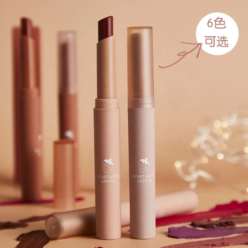 Custom Private Label Lipstick Oem Solid Velvet Matte Cosmetic Lipstick