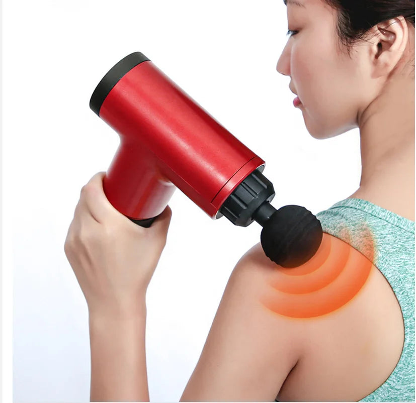 Muscle Massage Gun Deep Tissue Massager High-intensity Training Exercising Body Relaxation Slimming Shaping Pain Relief MegaBDM