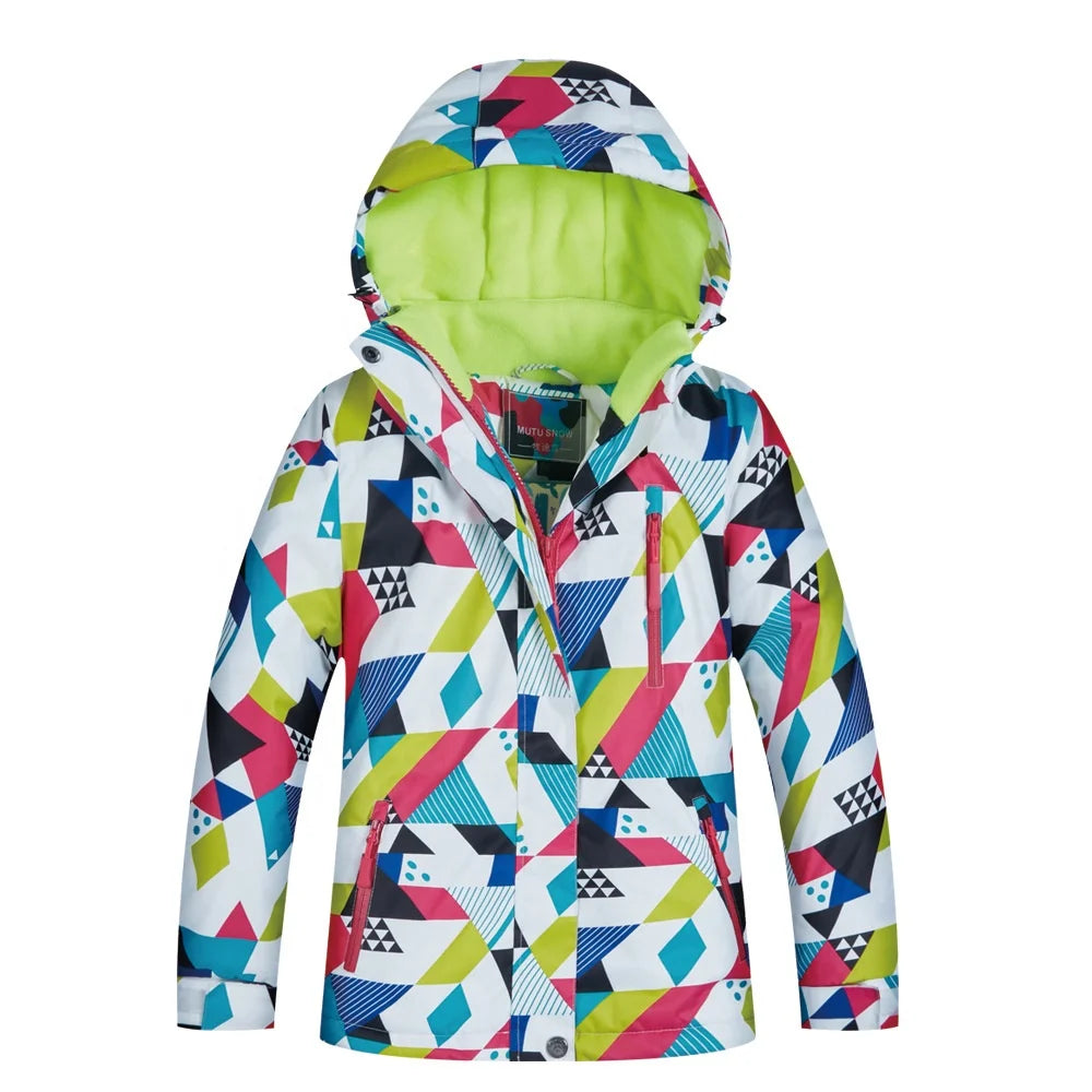 Children's Ski Suit Cold Proof and Warm Jacket Ski Wear Single and Double Ski Jacket