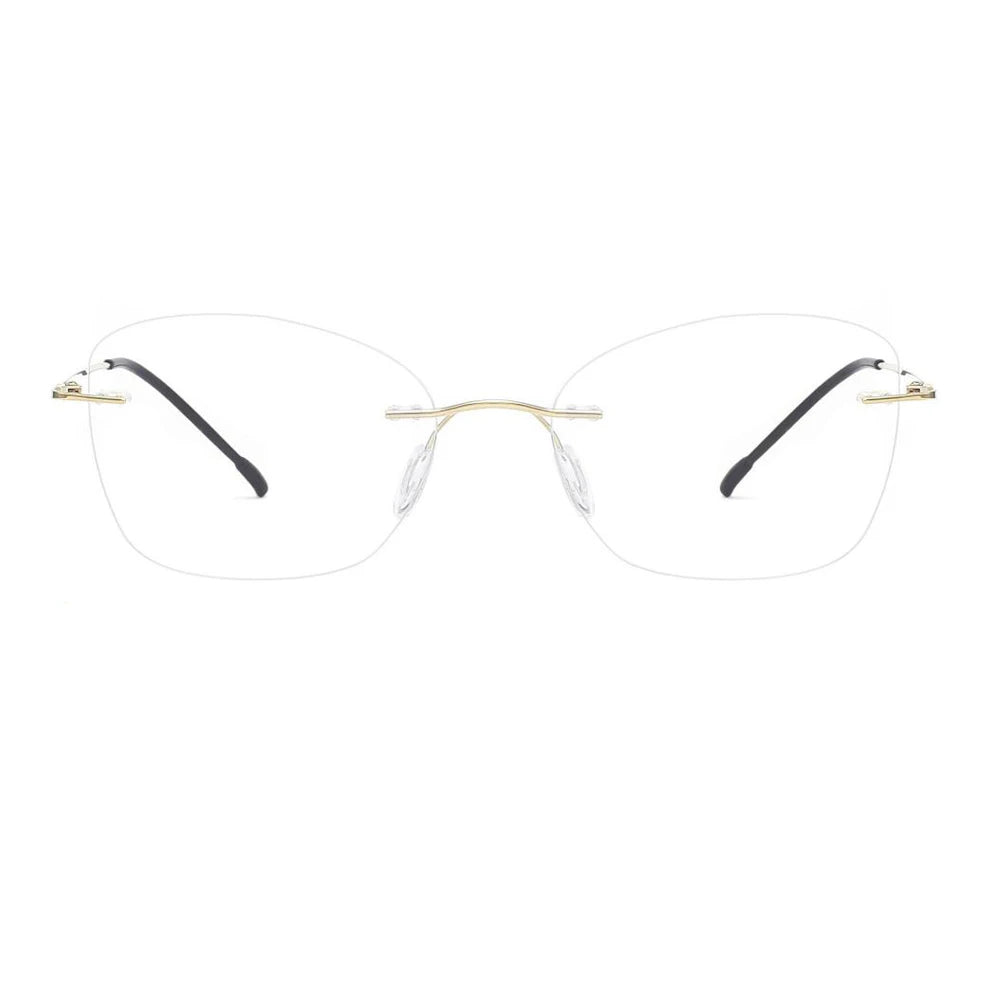FEROCE Fashionable Designer Titanium Eyeglasses Frames Eye Optical Frames in Stock Spectacle Eyewear Optical Frames