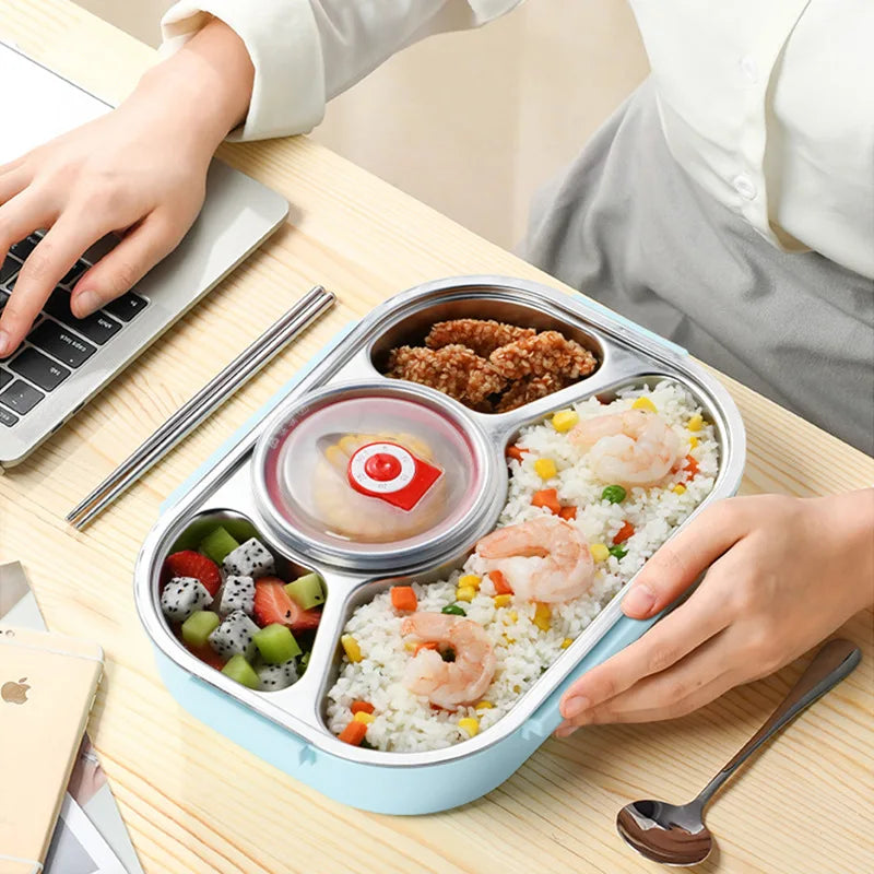 High Productivity Fresh Food Contain Portable Meal Tiffin Heating Warmer Lunch Bento Box
