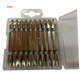 Taiwan Industrial OEM Hand Power Impact Screwdriver Phillips Steel Driver Bit Mechanics Tool Set with Custom Logo