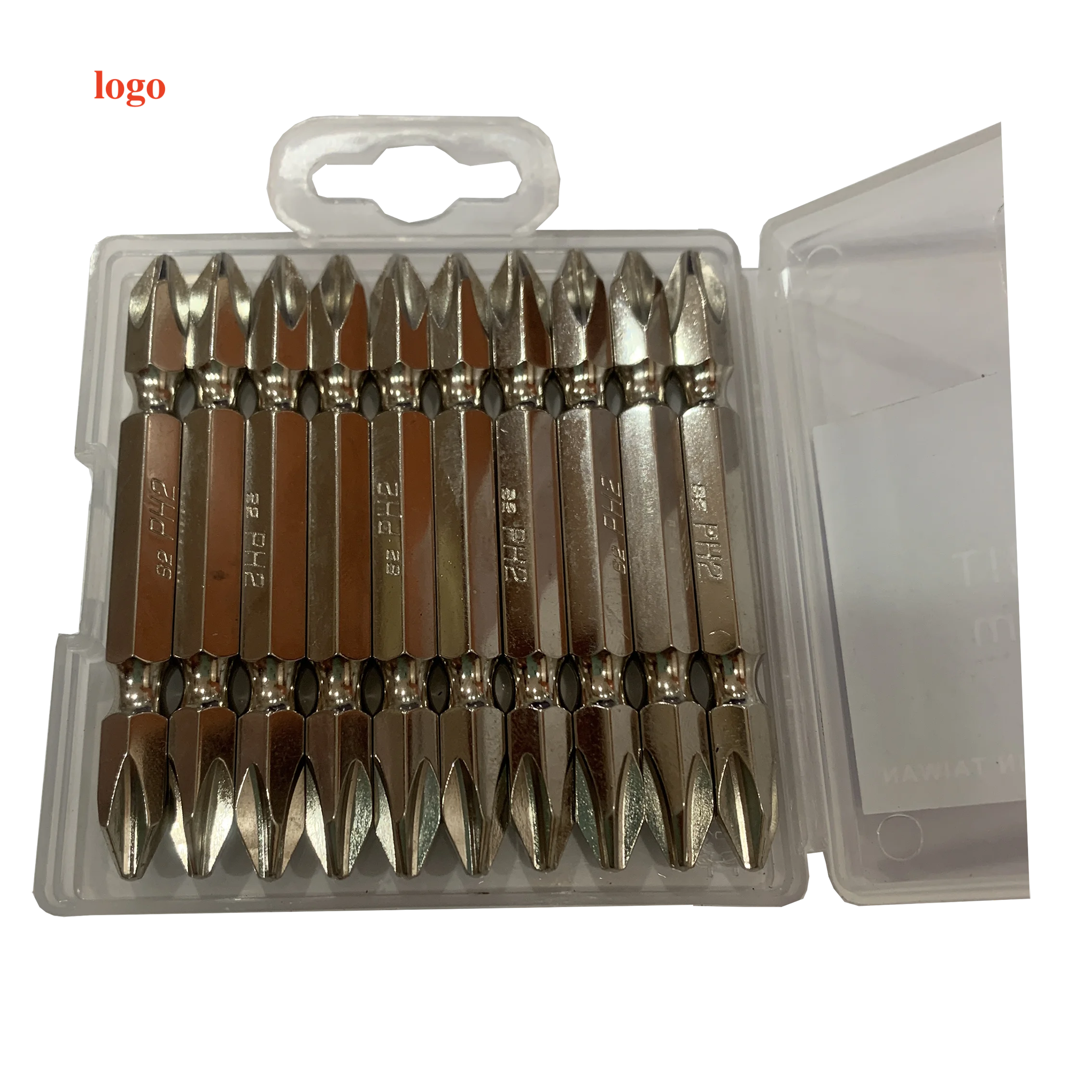 Taiwan Industrial OEM Hand Power Impact Screwdriver Phillips Steel Driver Bit Mechanics Tool Set with Custom Logo