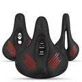 ZOYOSPORTS Comfortable Memory Foam Bicycle Seat for Men Women Ergonomic Zone Concept Stylish Bike Saddle Plastic PU Leather