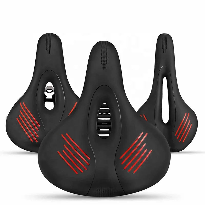 ZOYOSPORTS Comfortable Memory Foam Bicycle Seat for Men Women Ergonomic Zone Concept Stylish Bike Saddle Plastic PU Leather