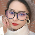 New Fashion Oversize Optical Frames Glasses Frames for Girls Big Frame Anti Blue-light Eye Protection Eyeglasses Eyewear