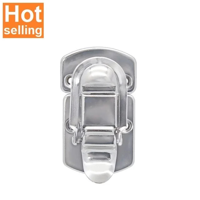 Hot Selling Gun case Locks With HC225 Polished Silver Self-lock Hardware Factory Directly Offer Portable Tension Wholesale