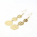 Hot Sale Finding Jewelry Earrings Simple Beads Round Pendant Long Drop Earrings Women
