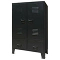 Industrial Style Clothes Storage Organiser Locker Cabinet Metal Wardrobe Home Furniture Bedroom Funiture Modern Knocked Down