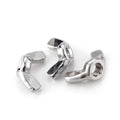 Galvanized M6 M8 M10 SS304 Butterfly Nuts Precision Casting DIN315 Carbon Steel M4 Stainless Steel Locking Wing Nut MegaBDM