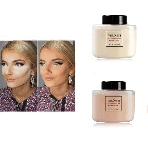 6 Color Makeup Loose Power Face Powder Waterproof Cosmetics Setting Loose Powder