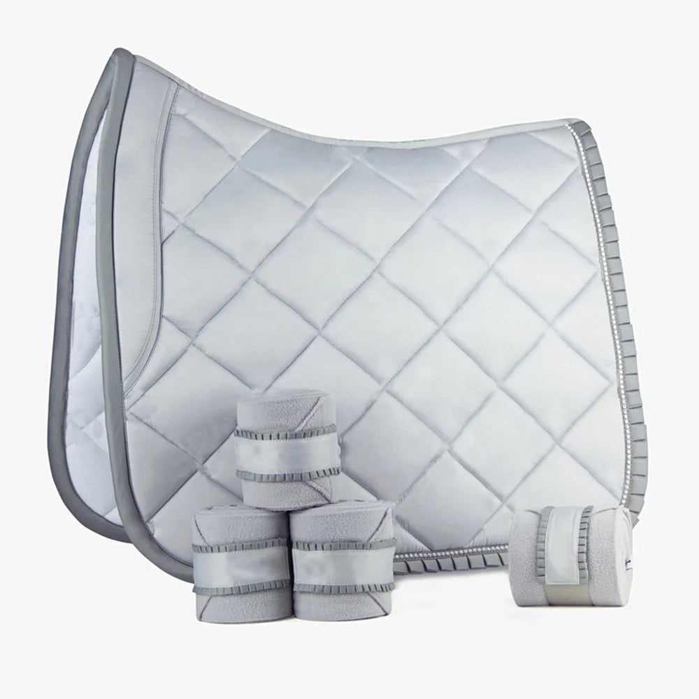 Custom Satin Fabric Jumping Saddle Pad All-Purpose Classical Comfort Equestrian Best Equestrian Technology Saddle Performance