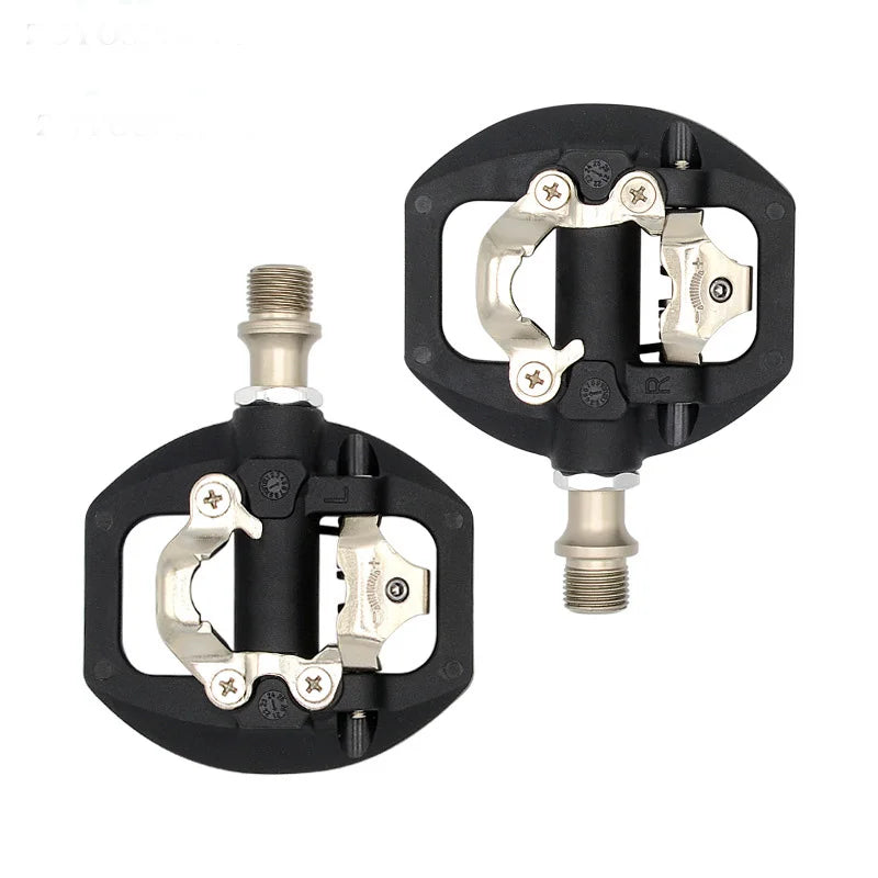 Mountain Bike Single Side Self - Locking Pedal Leisure Vehicle Single Side Flat Pedal With Latch SPD Lock Pedal
