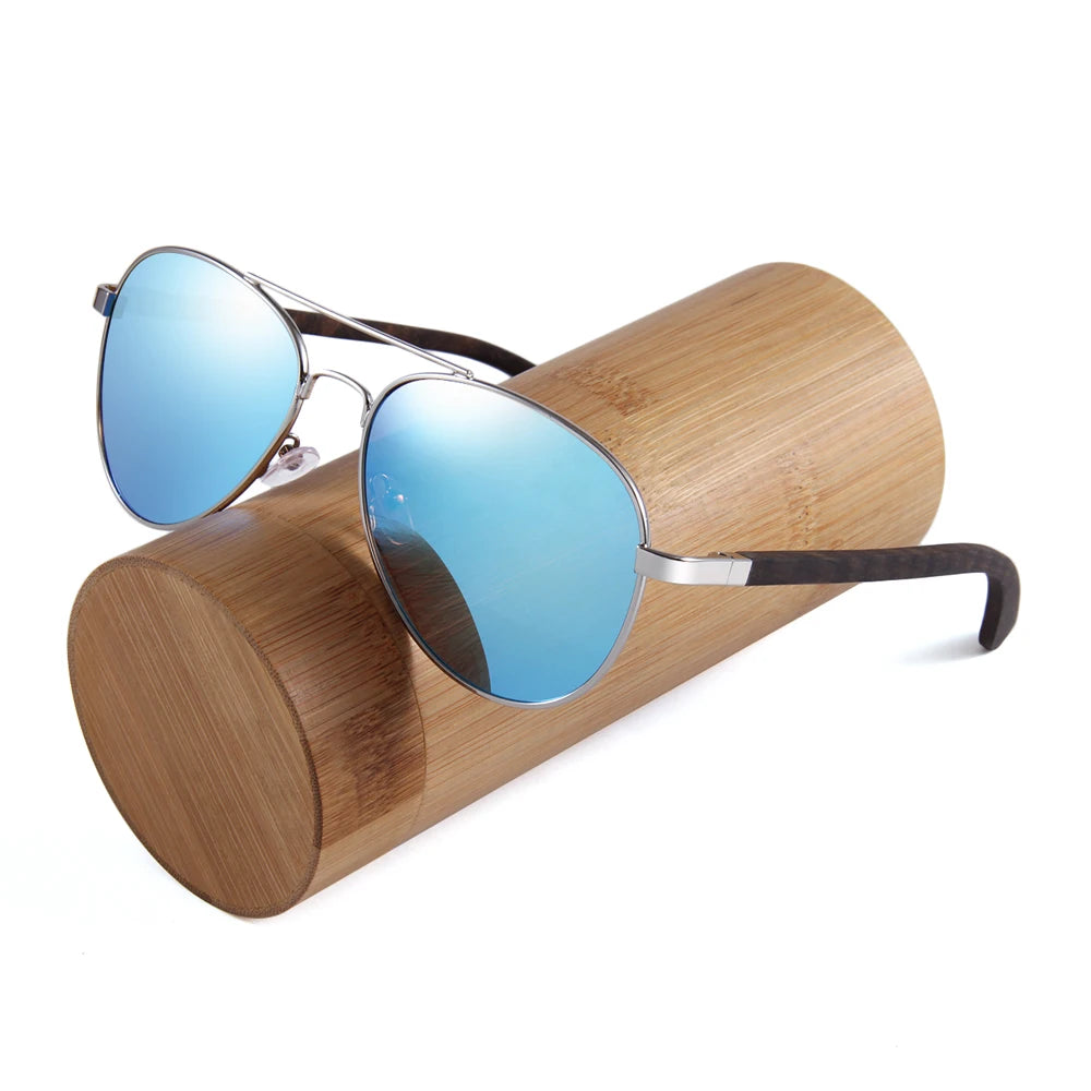 High Grade Personalized Fashion Premium Polarized Male Sunglasses Bamboo Wood