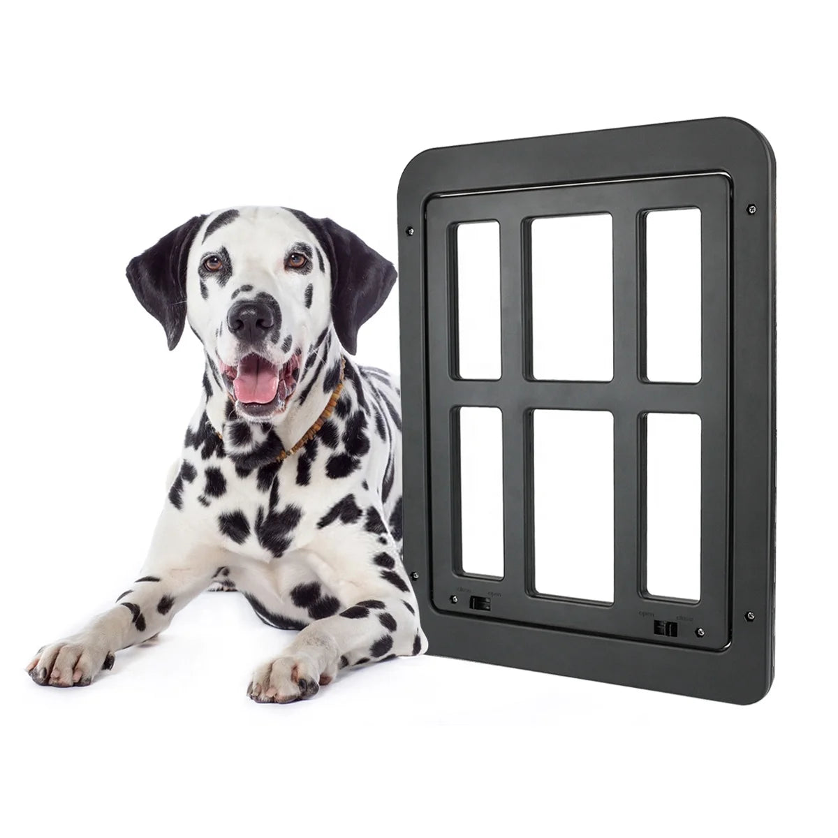 Wholesale Pet Door for Screen Door With Automatic Closure Lockable for Sliding Screen Dog Cat Door Doggie
