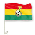 Custom Ghana Team Hanging  Car Flag Puerto Rico American Papua New Guinea Ghana Flag for Car Window Flag