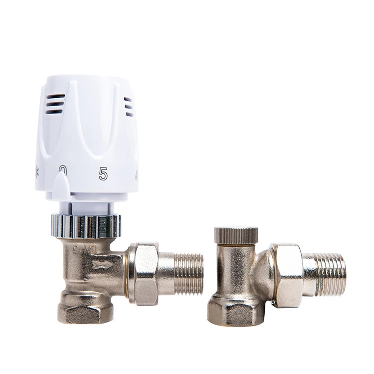 2026 DOZ Factory Price Brass Thermostatic Radiator Valves with TRV Head