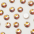 Brilliant Flat Back Rhinestones Non Hot Fix Stones Light Peach AB in Bulk Strass Glass Stones