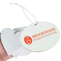 Wholesale Custom Shape logo Screen Printing Hanging Scented Paper Car air Freshener