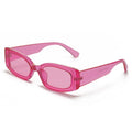 Wholesale Factory Hot Selling Candy Square Color Lenses Women Brand Designer Fashion Trend Green Custom Sunglasses