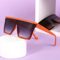 Drop Ship NatuweCo Oversized Square Sunglasses for Women 4 Colors Leopard Gradient UV400 Lenses PC Sun Glasses Eyewear Outdoor Fishing