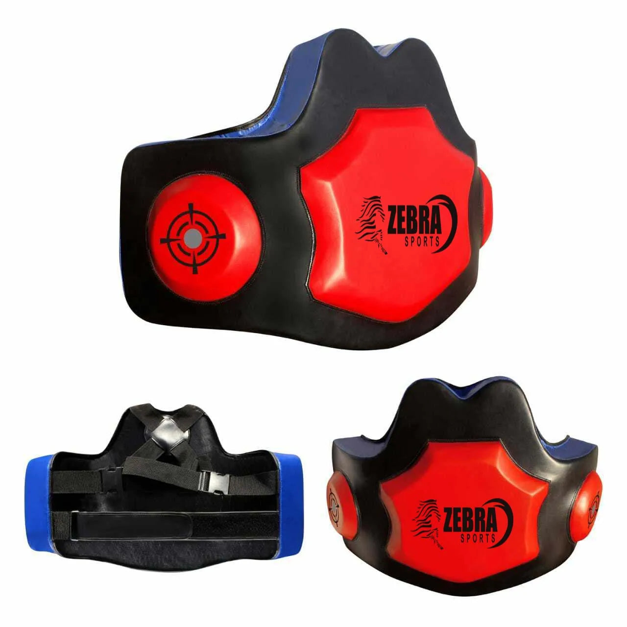 Boxing Belly Guard MMA Body Chest Protection Martial Arts Kick Boxing Target Focus Pad Customized Logo Printing Durable PU