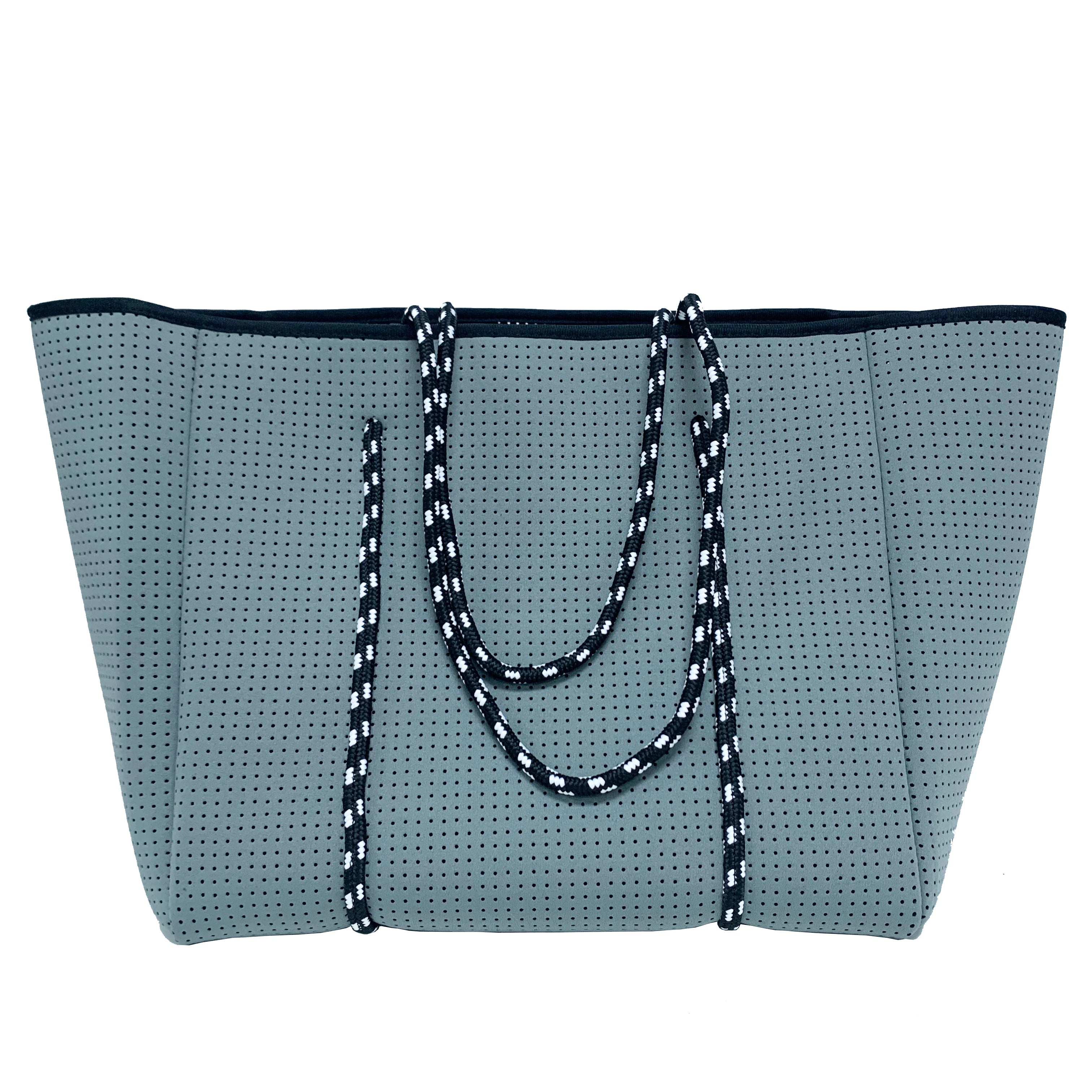 Top Selling Women's Portable Tote Bag Eco-Friendly Reusable Neoprene for Shopping Travel Beach Stylish Handbag