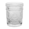 Ins Creative Retro Embossed Sunflower Glass Heat-resistant Water Cup Whisky Milk Juice Tumbler