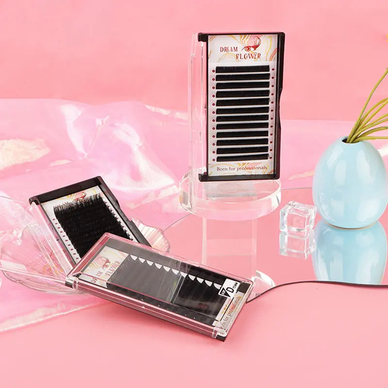 Private Label 5-25mm Length Volume Lash Extension Matte Style Faux Mink Eyelashes with Free Sample