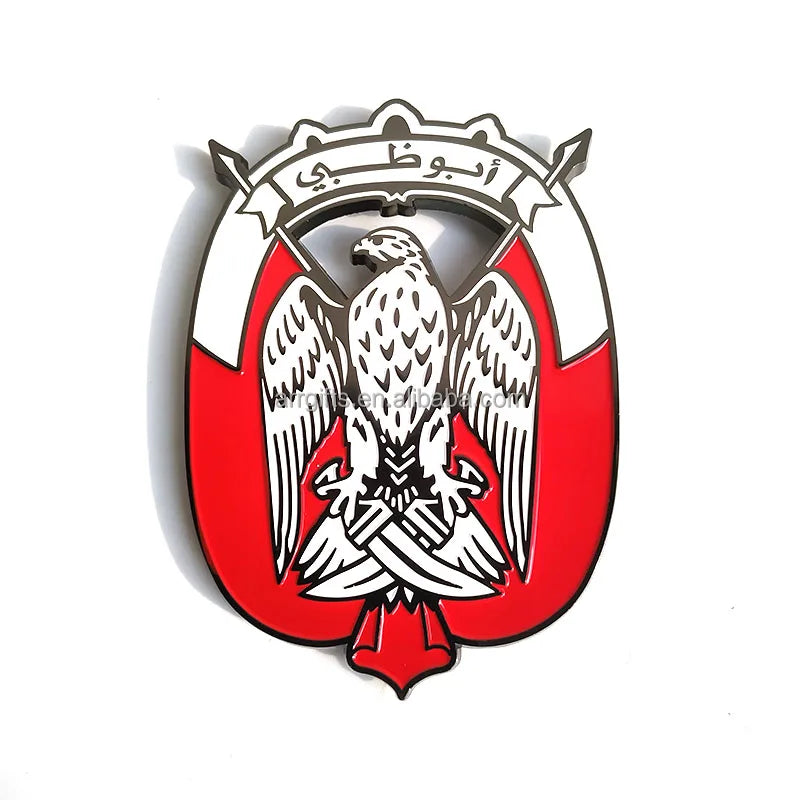 Fast Delivery Luxury UAE Abu Dhabi Falcon Car Grille Front Auto Logo Emblems