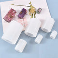 Hexagonal Candle Molds Dried Flower Night Light Cylinder Silicone Mold for Epoxy Resin