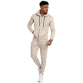 Men's Cotton Hoodie Set by Manufacturer Jogger Sweatsuit with Plain Sweatshirt Sweatpants for Winter Air Shipping Available