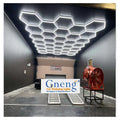 Hot Sale One-step Connection Hexagon Light Car Anti-glare 6500K Car Wash Equipment Hexagonal LED Light