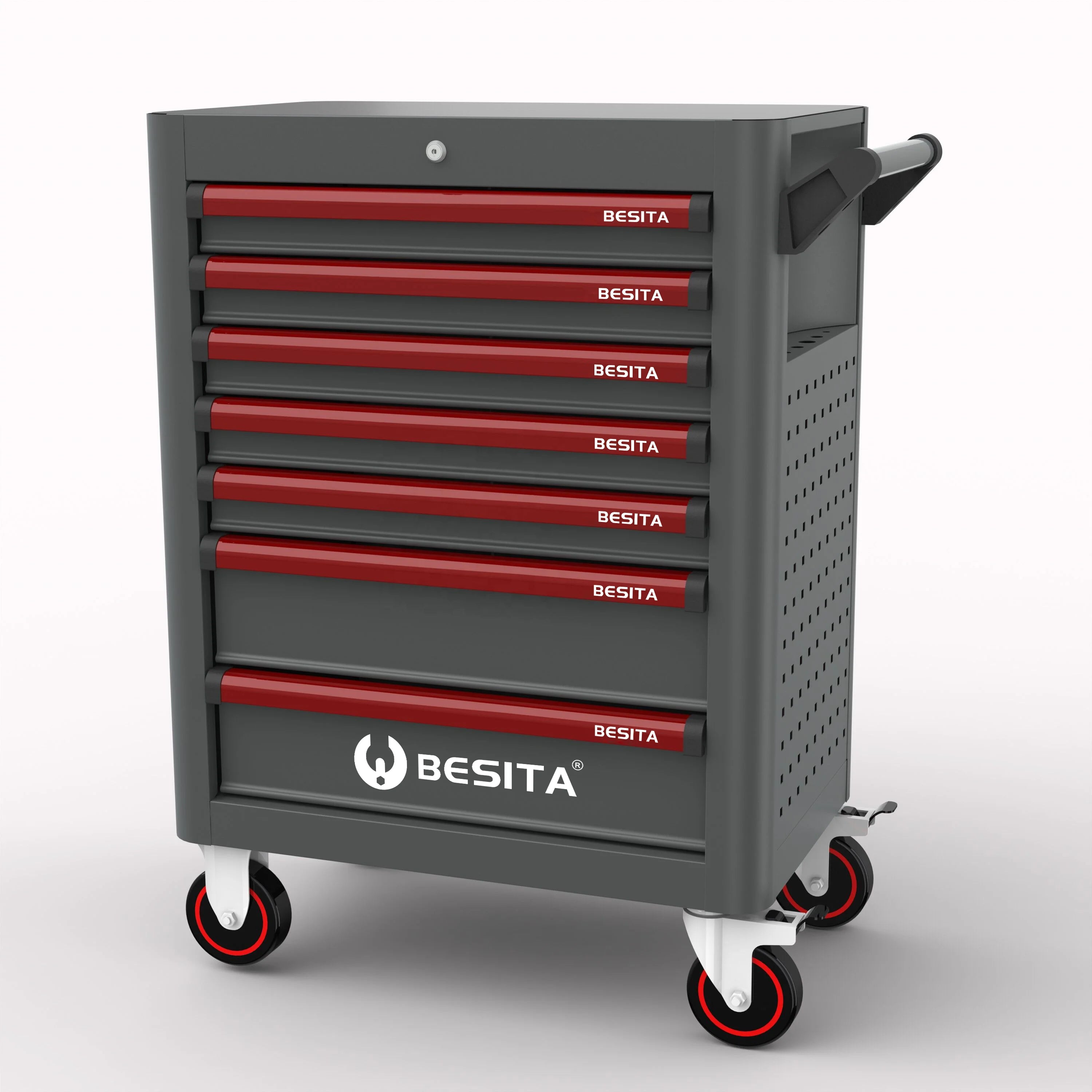 Professional High Quality BESITA CR-V 400 Pcs 7-Drawer Super Trolley Hand Tool Set for Household GS Certified 1 Year Warranty
