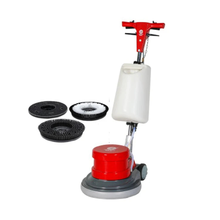 Commercial Floor Scrubber Floor Brush Carper Brush and Pad Holder 17 Inch with High Powerful 1100W and 154 Rpm Electric Motor