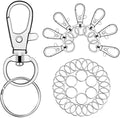 Wholesale Factory Direct Supply Metal Buckle Lanyard Clip Accessories