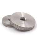 M3 M4 M5 M6 M8 Stainless Steel Aluminum DIN467 Adjusting Flat Round Knurled Lock Thumb Nut High Type DIN466